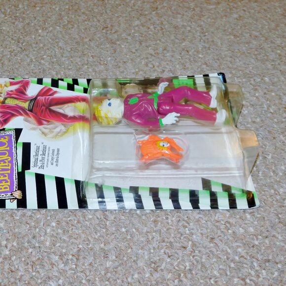 1989 Kenner Beetlejuice 5" Spinhead Beetlejuice Figure MOC Brand New Canadian - Picture 7 of 12